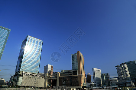 大大阪大前线蓝色景观城市旅游天空摩天大楼建筑观光地标市中心图片