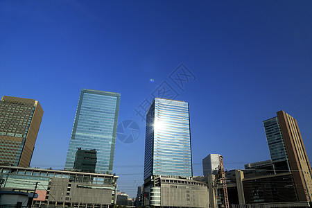 大大阪大前线天空城市旅行摩天大楼观光蓝色建筑晴天市中心旅游图片