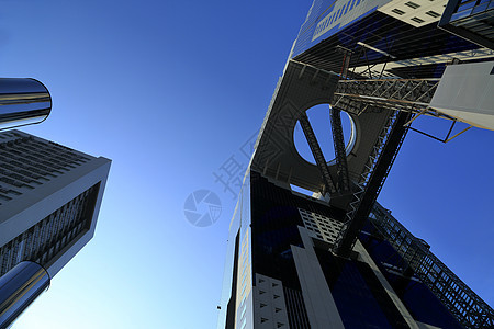 Umeda 天空大楼办公室花园地区城市蓝色民众摩天大楼建筑商业建筑学图片