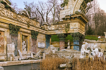 罗马的废墟历史性历史石膏板观光旅行旅游碎片建筑石头胜地图片