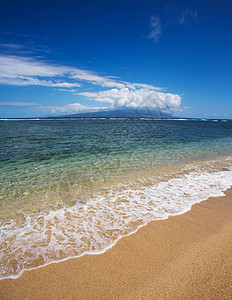 Molokai 的 Maui 视图图片