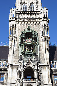 中世纪市政厅大楼的一部分图片