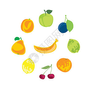 收集水果果汁农业李子作品橙子市场情调菜单西瓜香蕉图片