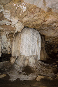 坦洛德山洞中的斯塔勒克岩和stalagmite冒险洞穴学石头柱子岩石大理石石笋景点侵蚀洞穴图片