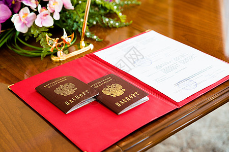 俄罗斯护照在登记处的登记处图片