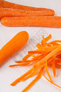 新鲜皮胡萝卜餐饮条子橙子沙拉用具厨具食物蔬菜厨房根菜图片