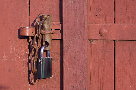 挂锁锁定安全锁孔入口金属图片