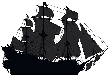 海洋主题 轮光帆帆船背景图片