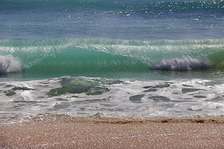 印度洋海滩断路器波浪热带天气风暴海浪海洋冲浪海啸图片