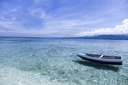 印度尼西亚吉利航空公司的海和海岸线异国天空娱乐海景海洋旅行阳光天堂地平线享受图片