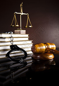 法律主题 法官的球棒 木板律师锤子法院法制系统法庭智慧立法犯罪合法性图片