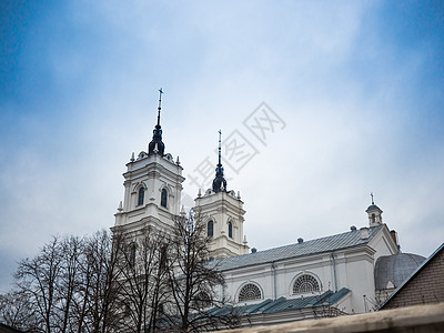 白正正教钟楼教会上帝精神建筑蓝色历史传统宗教城市图片