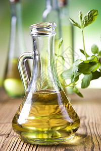 橄榄油 外维尔京 地中海农村主题木头食物烹饪液体瓶子美食营养草药油壶蔬菜图片