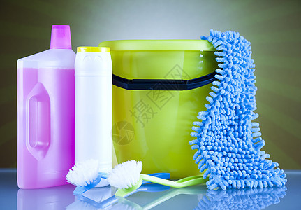 清洁产品 家庭工作丰富多彩的主题服务商品卫生洗涤剂工具团体手套化学品海绵消毒图片