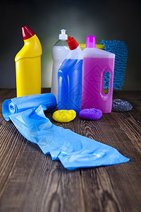 清洁产品 家庭工作丰富多彩的主题刷子消毒剂海绵卫生工具液体服务手套化学品商品图片
