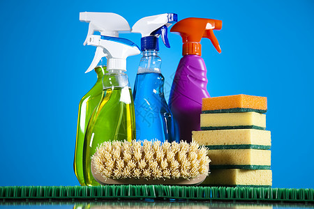 清洁产品 家庭工作丰富多彩的主题家务瓶子洗涤洗手间工具商品消毒服务清洁工洗涤剂图片