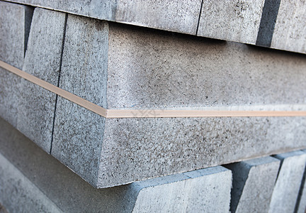 混凝土块堆石头材料建筑岩石石工抑制塑料边界框架边缘图片