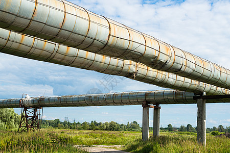 输油管高端部分场地管子气体加热供水基础设施耦合腐蚀导管渡槽图片