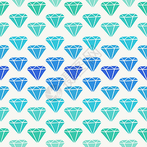 钻石形状无缝模式设计水晶墙纸卡片几何织物潮人问候语插图打印图片