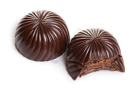 两盒巧克力糖食物东西奶油棕色团体糖果可可展示白色甜品图片