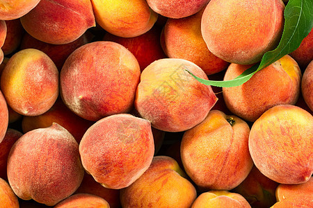 新鲜成熟桃子橙子蔬菜小吃美食农业市场食物来源饮食店铺图片