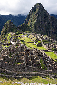 马丘比丘  秘鲁  南美洲纪念碑风景旅行地标废墟观光山脉游客旅游堡垒图片