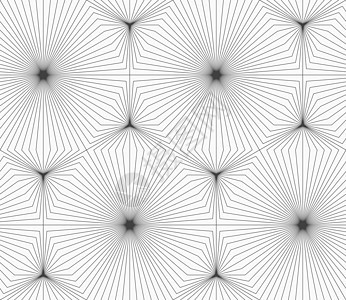 灰色线性连续条纹六边形背景图片