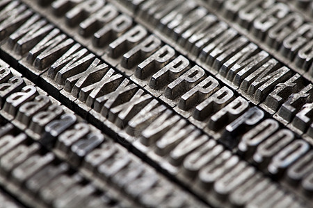 混合了老式纸质打印字符打印机机械平方活版印刷厂工具字母机器字体文学图片