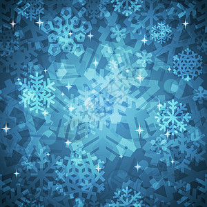明亮的蓝雪花 无缝无缝的圣诞失落模式包装纸季节水晶天蓝色蓝色装饰品庆典财富蓝宝石奢华图片