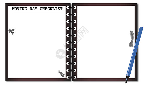 移动日检查列表笔记本图片