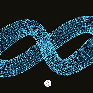 螺旋3D矢量说明环形学习网络推介会运动格子辉光网格纳米技术图片