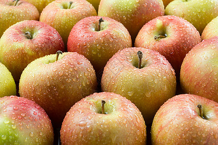 苹果背景节食团体食物小吃红色粉色饮食绿色营养水果图片