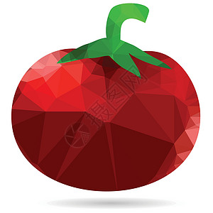 红番茄营养花园植物宏观圆形剪裁农业红色蔬菜圆圈图片