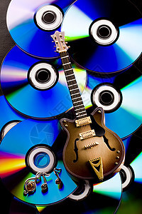 音乐和吉他音乐字符串细绳光盘电脑民间文化艺术音乐家木头乐队图片