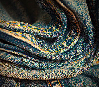 年长蓝色蓝牛仔裤黄色衣服裤子靛青纺织品纤维风格装饰接缝国家图片
