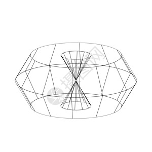 3D 电线框架转换物体环境建筑学项目代数工程运动螺旋学习工程师金属图片