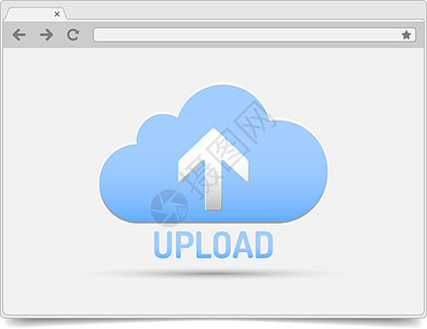 使用上传 CUI 在白色背景上打开浏览器窗口阴影小样地址下载屏幕窗户标签软件技术按钮图片