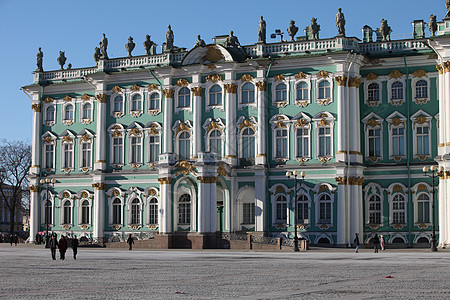 圣彼得堡冬季宫地标风格广场旅行皇宫建筑学遗产城市历史景观图片