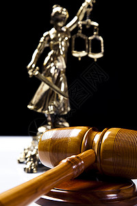 小法官Wooden 木制铸造大律师 司法概念 法律制度诉讼犯罪权威法典仲裁刑事法官拍卖法庭系统背景