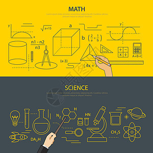 数学和理科教育概念图片