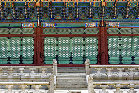 韩国传统建设旅行池塘日落寺庙旅游建筑学日出情调文化建筑图片