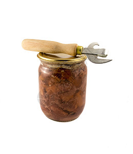 罐头肉猪肉螺丝帽罐装肉罐头食物玻璃罐产品图片