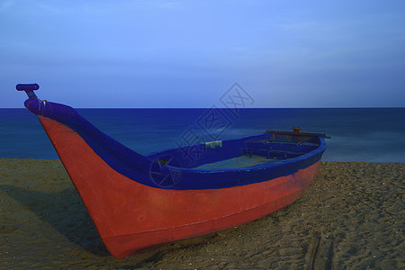 达亚马兰码头红色热带钓鱼运输手工蓝色海滩天空海洋图片