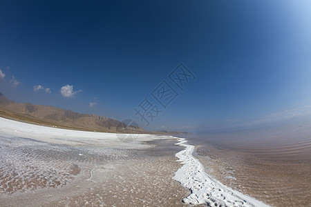 伊朗美妙的盐湖导游旅行旅游盐滩世界风景图片