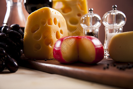 干酪理事会 饱饱和的周围农村主题奶制品美食牛奶厨房木头食物模具水果小吃木板图片