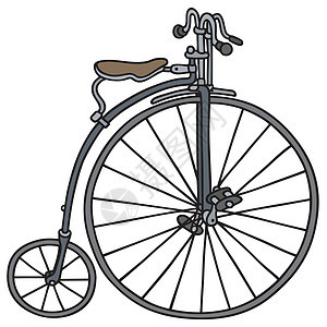 复古脚踏车背景图片