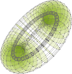 抽象连接点和线条 图形设计格子插图节点科学生物学化学品遗传学网络物理纳米图片