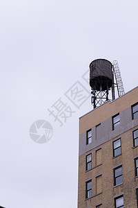 水塔对天防火立管天际木头供水建筑学安全天空水箱饮用水图片
