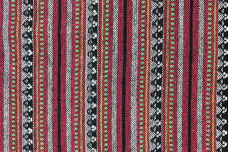 泰国北泰国当地北部模式设计造织物和丝绸衣服工艺织物手工业棉布身份文化水平材料奢华图片
