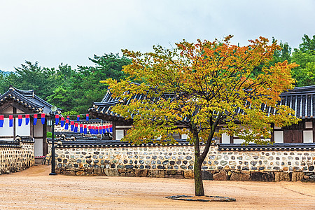 传统的科索沃乡村村建筑学古董天空房子建筑村庄文化图片